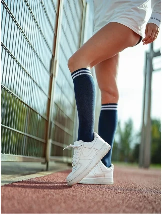 Podkolenky Milena 0248-004 S žebrovaným pasem 37-41 Podkolenky Milena 0248-004 S žebrovaným pasem 37-41