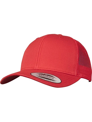 Flexfit 6606/6606T 6 panelová vintage kšiltovka "Trucker" 55.6606 red Flexfit 6606/6606T 6 panelová vintage kšiltovka "Trucker" 55.6606 red