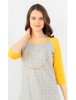 Dámská noční košile s tříčtvrtečním rukávem Úsměv Dámská noční košile s tříčtvrtečním rukávem Úsměv