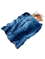 Dětský spací pytel Deuter Starlight SQ (130-170 cm) - noční modrá/červené dřevo