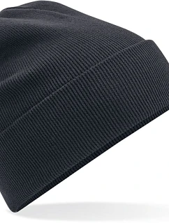 Beechfield B 45N Pletená čepice z bio bavlny 53.045N graphite grey