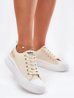 Dámské Tenisky Na Platformě Béžové Lee Cooper LCW-24-44-2464L