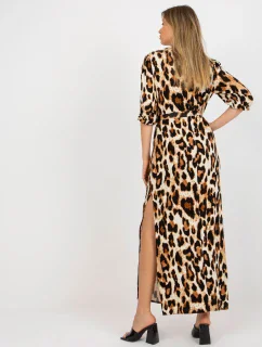 Dámské šaty LK SK 509249 2.71P černá a béžová - FPrice