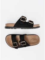 Trendy  nazouváky dámské černé platforma