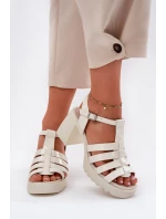 Sandály na podpatku  model 212575 Step in style