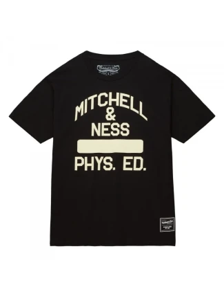 Značkové tričko Mitchell & Ness Phys Ed M BMTR5545-MNNYYPPPBLCK