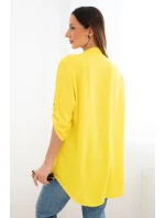 Halenka s delším zadním dílem tmavě žlutá