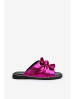 Dámské ploché sandály s výřezy Fuksja Fiviama