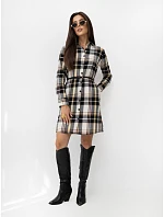 Šaty D71720W30374A2EN, černé a béžové Šaty D71720W30374A2EN, černé a béžové