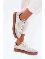 Dámské kožené sneakers Daniel Lopez Just Dare – bílo-šedé