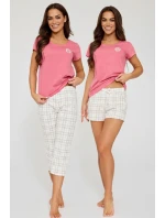 DÁMSKÉ PYŽAMO KR 466/339 NAME 3-PACK