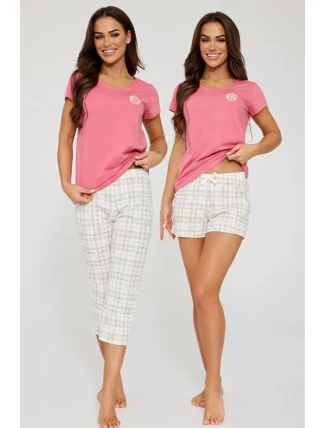 DÁMSKÉ PYŽAMO KR 466/339 NAME 3-PACK