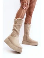 Kozačky na klínech  model 188530 Step in style