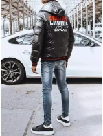 FashionStreet šedá oboustranná pánská zimní bunda TX4198