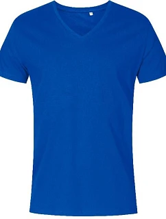 Promodoro 1425 Pánské tričko X.O s výstřihem do V 40.1425 azure blue