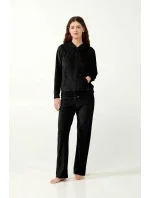 Vamp - Sametová tepláková souprava na zip s kapucí 21140 - Vamp Vamp - Sametová tepláková souprava na zip s kapucí 21140 - Vamp