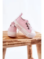 Dětské látkové tenisky BIG STAR KK374052 Růžová