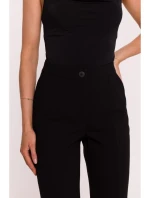 Kalhoty s laclem S418  černé - Stylove