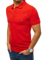 Pánská červená polokošile FashionStreet PX0331