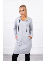 Mikina s kapucí šedá Mikina s kapucí šedá
