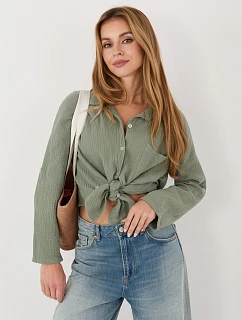 MI košile KS 2337.18 khaki