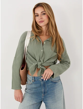 MI košile KS 2337.18 khaki