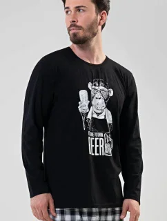 Pánské pyžamo dlouhé Opice