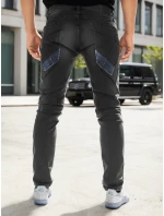 Pánské černé kalhoty FashionStreet UX3800