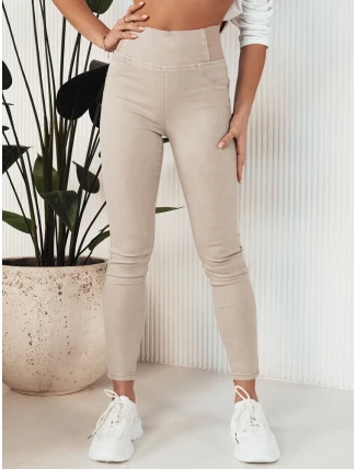 Dámské džínové kalhoty ALTET beige FashionStreet UY1904