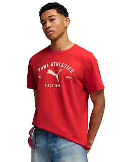 Pánské tričko Puma Class Graphic Tee červené 692226 11 pánské