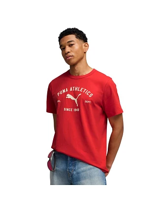 Pánské tričko Puma Class Graphic Tee červené 692226 11 pánské Pánské tričko Puma Class Graphic Tee červené 692226 11 pánské