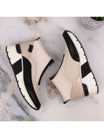 Rieker W RKR608 béžová kotníčková obuv Rieker W RKR608 béžová kotníčková obuv