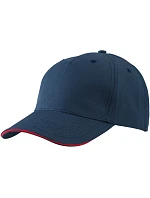 Daiber MB 6526 5 panelová sandwich kšiltovka 03.6526 navy/red