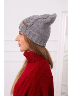 Fleecová čepice Ula K271 šedá