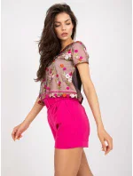 Halenka LK BZ 506299.16P černá a růžová