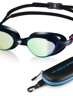 Plavecké brýle AQUA SPEED Vortex Mirror&Case Black Pattern 79