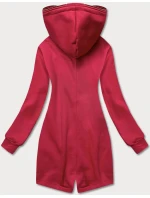 Červená vypasovaná dámská mikina (amg-17)