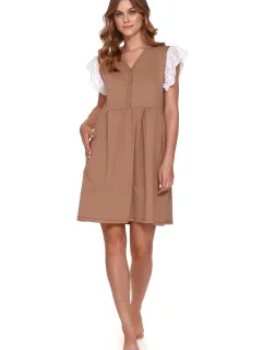 Dámská těhotenská košile 9903 brown - Doctornap