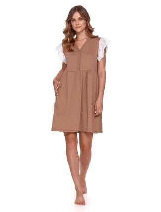 Dámská těhotenská košile 9903 brown - Doctornap Dámská těhotenská košile 9903 brown - Doctornap