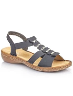 Pohodlné dámské nazouvací sandály Rieker 62850-14 Pohodlné dámské nazouvací sandály Rieker 62850-14