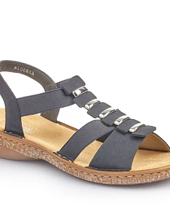 Pohodlné dámské nazouvací sandály Rieker 62850-14