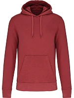 Kariban K 4027 Pánská eco-friendly mikina s kapucí 20.4027 terracotta red