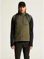 Craft Corporate ADV Pile Fleece Vest M Pánská fleecová vesta Sherpa 81.3810 ecru/black