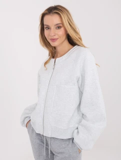 WT BL mikina A1452.99 světle šedá