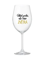 ÚKLID POČKÁ, ALE VÍNO ZVĚTRÁ - čirá sklenice na víno 350 ml