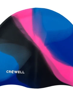 Crowell Multi Flame silikonová plavecká čepice col.17