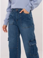 Džínové kalhoty D80016BD62458M294 modré