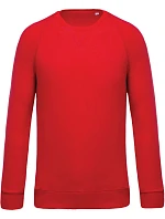 Kariban K 480 Pánská raglánová mikina z bio bavlny 20.K480 red Kariban K 480 Pánská raglánová mikina z bio bavlny 20.K480 red