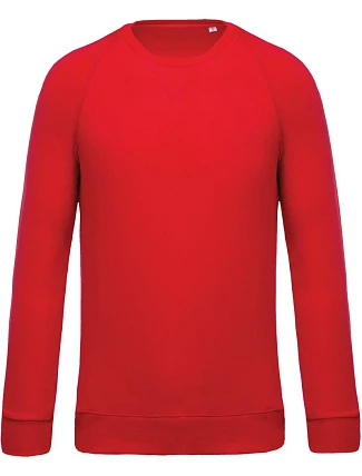 Kariban K 480 Pánská raglánová mikina z bio bavlny 20.K480 red Kariban K 480 Pánská raglánová mikina z bio bavlny 20.K480 red
