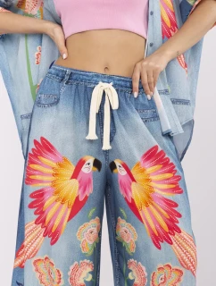 Kalhoty DHJ SP 19183 6.79 modrá